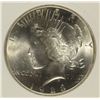Image 2 : 1923 PEACE SILVER DOLLAR, PCI MS-65 GEM WHITE