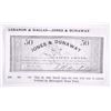 Image 2 : RARE! TEXAS CONFEDERATE PRINTING BLOCK THAT PRODUCED A 1862 50 CENT BEARER NOTE