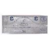 Image 1 : RARE! TEXAS CONFEDERATE PRINTING BLOCK THAT PRODUCED A THREE DOLLAR BEARER NOTE