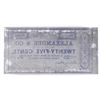 Image 1 : RARE! TEXAS CONFEDERATE PRINTING BLOCK THAT PRODUCED A 1862 25 CENT BEARER NOTE