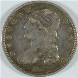 1833 BUST QUARTER XF/AU NICE!
