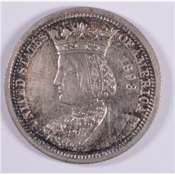 1893 ISABELLA QUARTER, MS-62 RARE!!