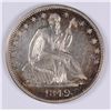 Image 1 : 1849 SEATED HALF DOLLAR, AU-55