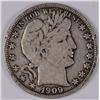 Image 1 : 1909 BARBER HALF DOLLAR, VF