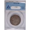 Image 1 : 1875-S SEATED HALF DOLLAR, ANACS FINE/VF-15