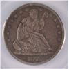 Image 2 : 1875-S SEATED HALF DOLLAR, ANACS FINE/VF-15