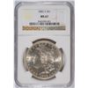 Image 1 : 1882-S MORGAN SILVER DOLLAR, NGC MS-67!  BLAST WHITE!!