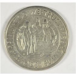 1936-D RHODE ISLAND COMMEN HALF DOLLAR AU/BU