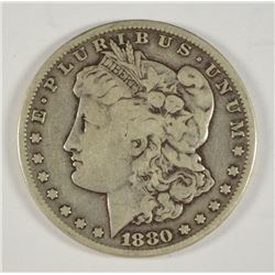 1880-CC MORGAN DOLLAR VG/F