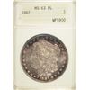 Image 1 : 1887 MORGAN DOLLAR ANACS MS-63 PL !!!