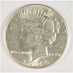 1934-S PEACE DOLLAR XF/AU