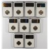 Image 2 : LOT OF ( 9 ) 1971-D JEFFERSON NICKELS, NGC  MS-65 FULL STEPS, SCARCE