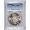 Image 1 : 1883-CC MORGAN SILVER DOLLAR, PCGS MS-65+ BLAST WHITE, GORGEOUS COIN!