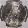 Image 3 : 1923 PEACE SILVER DOLLAR, NGC MS-66 TOUGH!