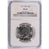 Image 1 : 1967 SMS KENNEDY HALF DOLLAR, NGC MS-67