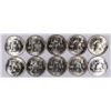 Image 2 : LOT OF (10 ) GEM BU 1959-D FRANKLIN HALF DOLLARS