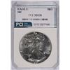 Image 1 : 1987 AMERICAN SILVER EAGLE, PCI MS-70 PERFECT RARE! BOOKS FOR $2500.00