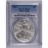 Image 1 : 2004 AMERICAN SILVER EAGLE, PCGS MS-70 PERFECT!