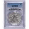 Image 1 : 2006 AMERICAN SILVER EAGLE, PCGS MS-70 PERFECT!