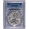 Image 1 : 2007 AMERICAN SILVER EAGLE, PCGS MS-70! PERFECT!