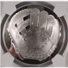 Image 2 : 2014 BASEBALL HALL OF FAME SILVER DOLLAR, NGC PROOF-70 ULTRA CAMEO