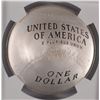 Image 3 : 2014 BASEBALL HALL OF FAME SILVER DOLLAR, NGC PROOF-70 ULTRA CAMEO