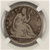 Image 2 : 1873-CC SEATED HALF DOLLAR NGC VG DETAILS (NO ARROWS)