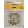 Image 1 : 1880-CC MORGAN DOLLAR ANACS MS-62