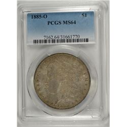1885-O MORGAN DOLLAR PCGS MS-64