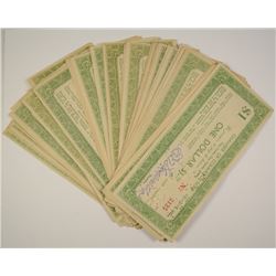 (50) 1933 CLAY COUNTY, KS (DEPRESSION SCRIPTS) $1