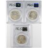 Image 2 : SET OF 1938 P,D,S ARKANSAS COMMEN HALF DOLLAR'S PCGS MS-65'S