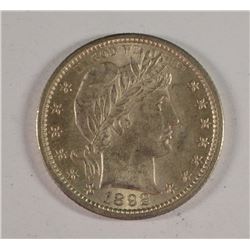 1892 BARBER QUARTER MS-64++