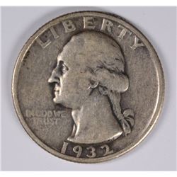 1932-S WASHINGTON QUARTER F/VF
