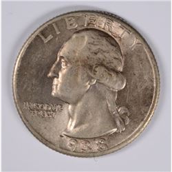 1938 WASHINGTON QUARTER MS-63