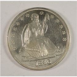 1846-O SEATED HALF DOLLAR (MEDIUM DATE) MS-63