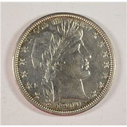 1900-O BARBER HALF DOLLAR AU-58