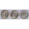 Image 1 : SET OF 1937 (P, D, S) TEXAS COMMEN HALF DOLLAR'S CH BU
