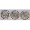 Image 2 : SET OF 1937 (P, D, S) TEXAS COMMEN HALF DOLLAR'S CH BU