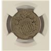 Image 2 : 1866 SHIELD NICKEL NGC FINE-12