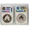 Image 2 : 2012-S AMERICAN SILVER EAGLE SET, NGC REVERSE PROOF PF-69 & PF-69 ULTRA CAMEO