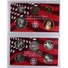 Image 2 : 2001 SILVER PF SET & 2007 (10) OF (14) PROOF COIN SET WITH ( 7 ) SILVER PF COINS