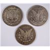Image 2 : LOT OF ( 3 ) NICE CIRC MORGAN DOLLARS: 1880-S, 1880-O &  1885
