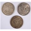 Image 2 : SET OF NICE 1921 P-D-S MORGAN SILVER DOLLARS