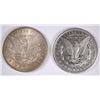 Image 2 : MORGAN SILVER DOLLARS: 1885 AU & 1889-O XF