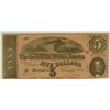 Image 1 : 1864 $5 CONFEDERATE STATES OF AMERICA NOTE