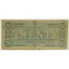 Image 2 : 1864 $20 CONFEDERATE STATES OF AMERICA NOTE