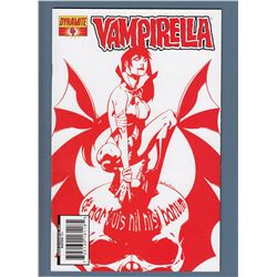 Vampirella #4 Jason Pearson Blood Red Comic Cover