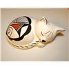 Image 1 : Native American ACOMA Pueblo CAT POTTERY FIGURINE