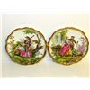 Image 1 : Two Limoges Watteau Hand Painted Plates