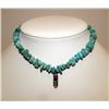 Image 1 : Turquoise Necklace Sterling Semi Precious Stone Pendant